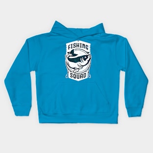 fishing squad Kids Hoodie